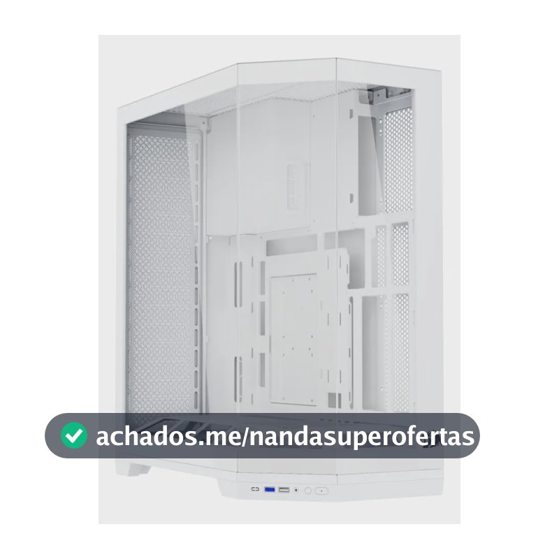 Gabinete Gamer Redragon Edge Branco Sem Fans Ca-608w Branco