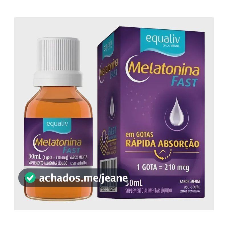 Melatonina Fast Gotas Equaliv 30ml 210mcg/gota