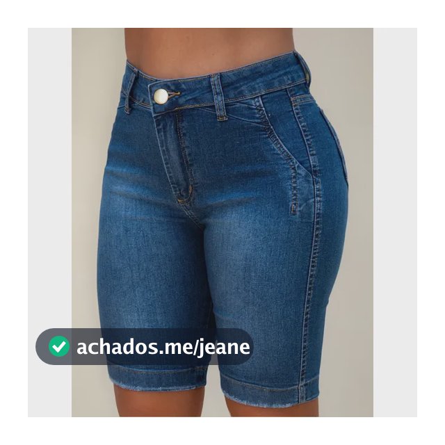 Bermuda Feminina Rk3 Jeans Cos Alta Colorida Slim 2022
