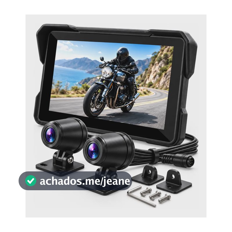 Multimidia Moto Dvr 5  Carplay Android Auto Sem Fio Câmera Preto América Do Sul