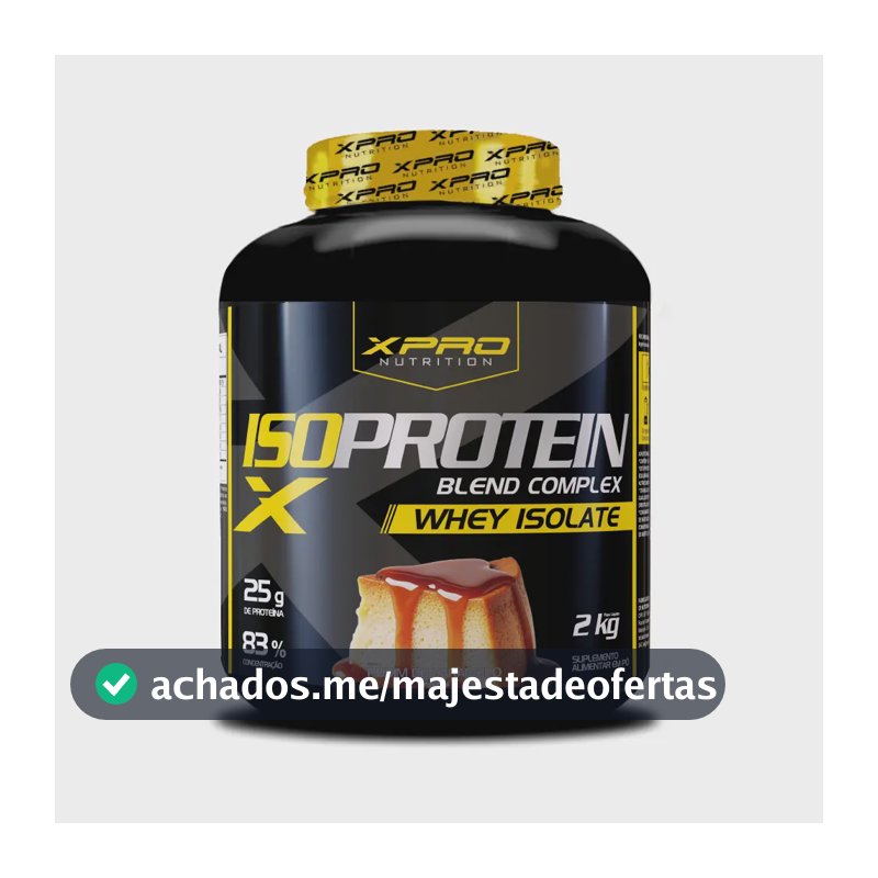 Whey protein Musclebox Iso Blend Complex zero açucar Low em pó sabor Pudim de caramelo x 2kg