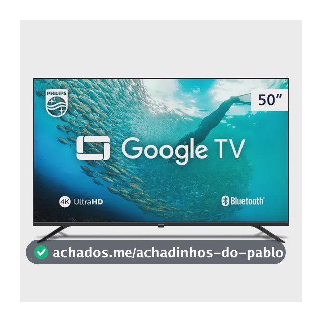 Smart Tv Philips 50 4k 50pug7019 Google Tv Comando De Voz