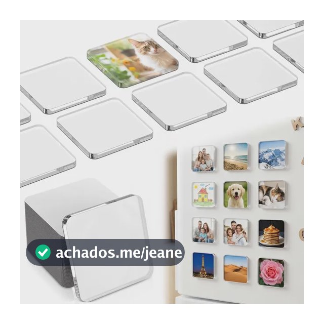 Conjunto Bxtt De 20 Ímãs De Geladeira Acrílicos Com J