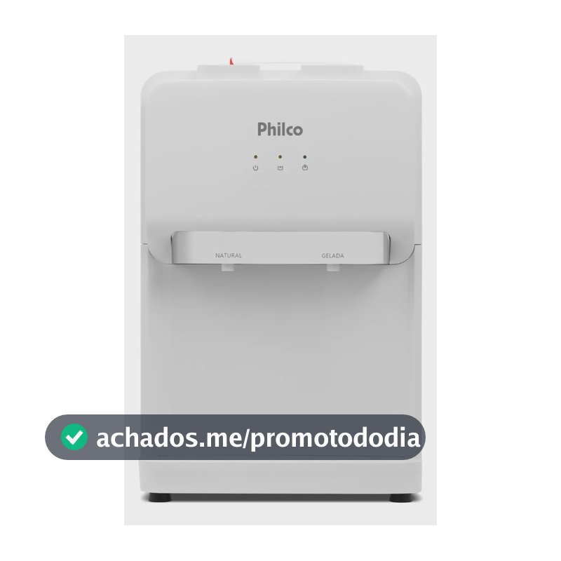 Bebedouro Philco PBE11 20 Litros Água Natural e Gelada - Cor Branco