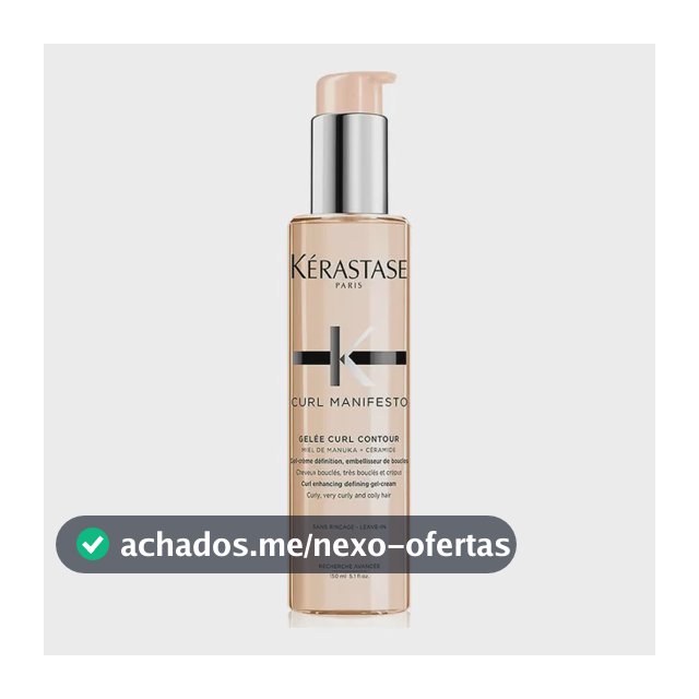 Gel Kérastase Curl Manifesto Gelée Curl Contour, Para Cabelos Cacheados e Crespos 150ml