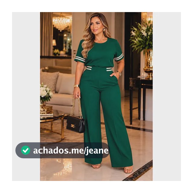 Conjunto Feminino Blusa Calça Pantalona Inverno Listra Moda