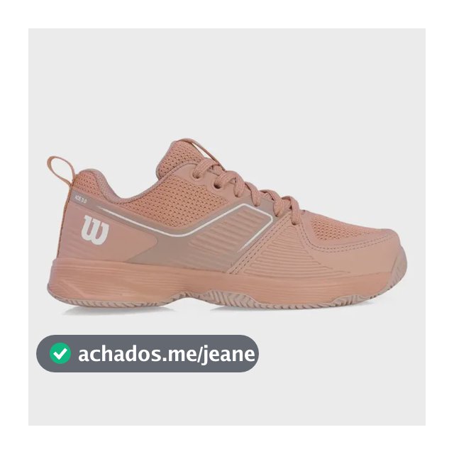 Tênis Wilson Ace 3.0 - Clay - Saibro - Coral E Branco