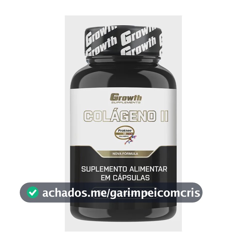 Colágeno Tipo 2 60 cáps. Growth Supplements