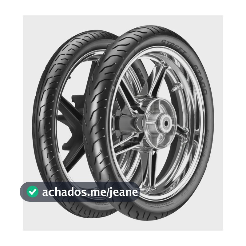 Kit Pneus Aro 18 Vipal Titan Factor 150 160 90-90 80-100