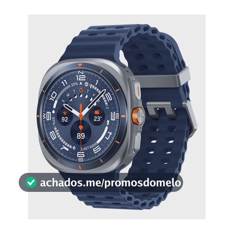 Samsung Galaxy Watch Ultra 2025 Smartwatch 47mm Lte, Galaxy Ai, Titânio Aeroespacial Titânio Azul