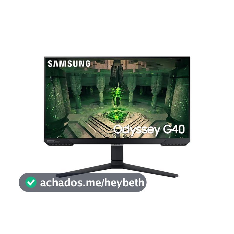 Monitor Gamer Samsung Odyssey G40 27 , 240 Hz, 1ms, Ajuste De Altura, Gsync, Freesync,hdmi, Dp, Fhd, Preto