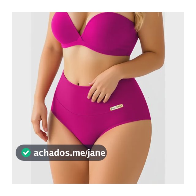 Kit Com 6 Calcinha Plus Size Cós Alto G1 E G2 Confortável