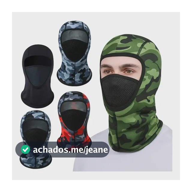 Touca Ninja Balaclava Moto Ciclismo Protege Uv Contra Vento