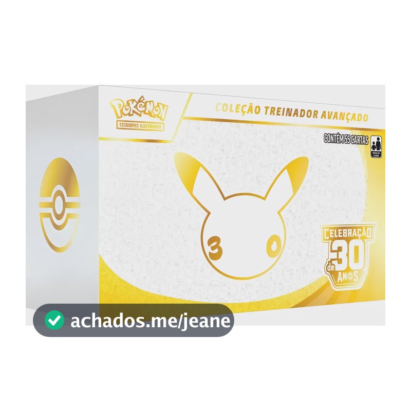 Pokémon Etb Treinador Avançado Celebração De 30 Anos (pt-br) Português