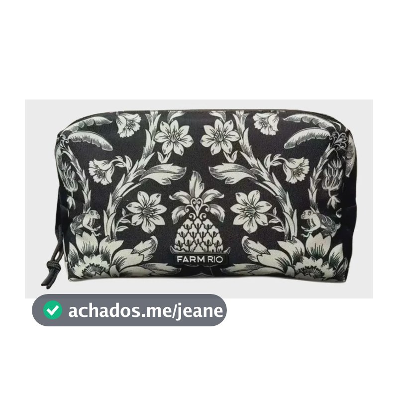 Necessaire Farm Ora Bolas G Guanacaste Preto