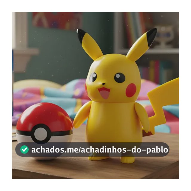 Pokebola Articulada Com Pikachu Brinquedo Action Figure