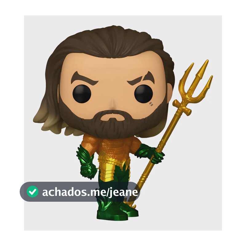 Funko Pop! Filmes DC Aquaman Lost Kingdom com Trident #1301