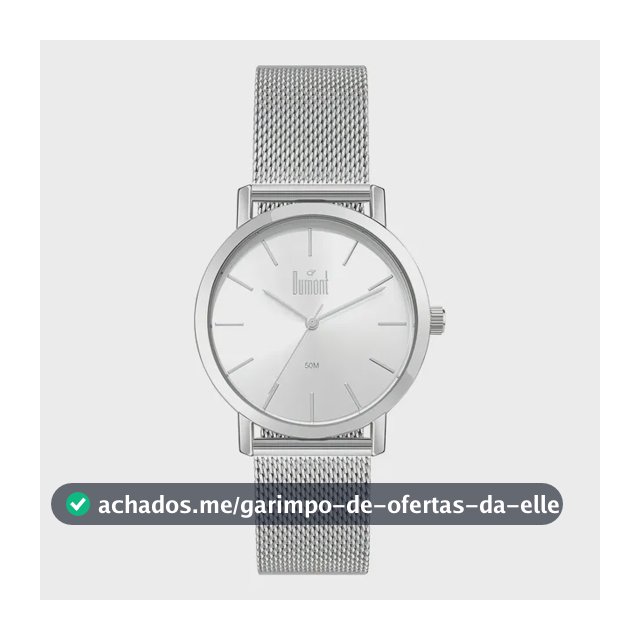 Relógio Dumont Traveller Masculino de Aço Prata Analógico