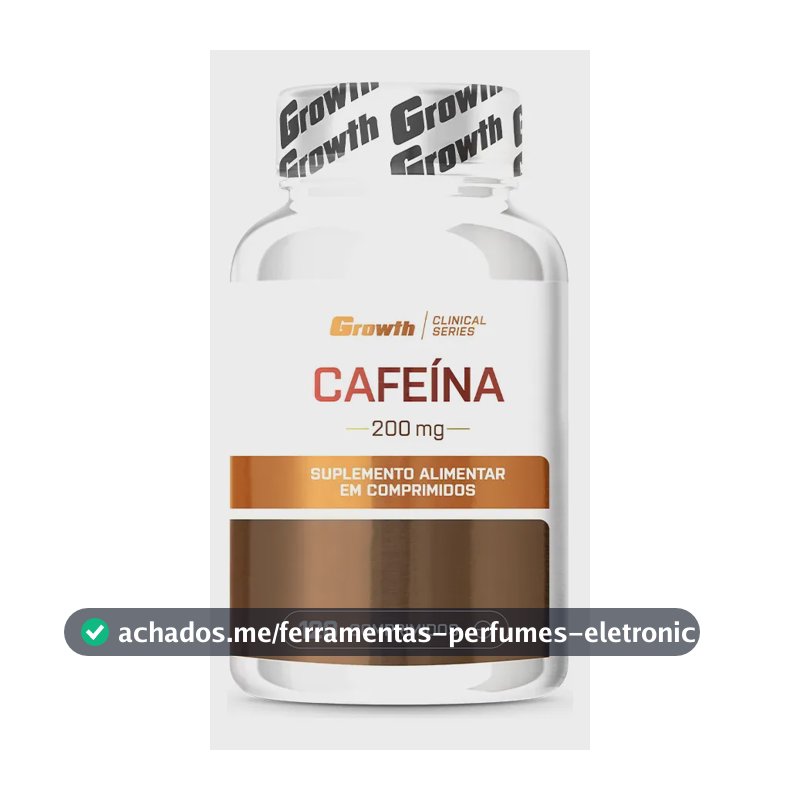 Cafeína 200mg 120 Comprimidos Growth Supplements
