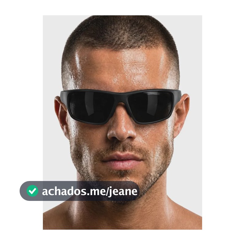Óculos De Sol Tático Militar Tiro Esportivo Pesca Corrida Preto Preto Fosco