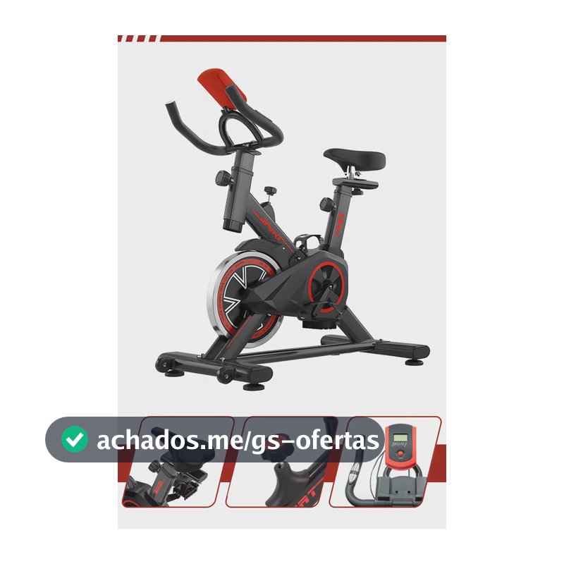 Bicicleta Ergométrica Spinning Redfin Roda De Inércia 6kg Bike Indoor Vertical Residencial Resistência Ajustável Display Lcd Multifunção Banco Regulável Guidão Ergonômico Pedal Com Presilha