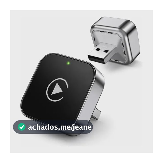 Mini Adaptador Wireless Carplay Android Auto Sem Fio Usb 2x1
