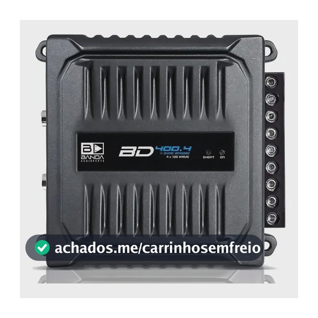 Modulo Amplificador Banda Bd 400.4 400x4 Mono Estéreo Bd400