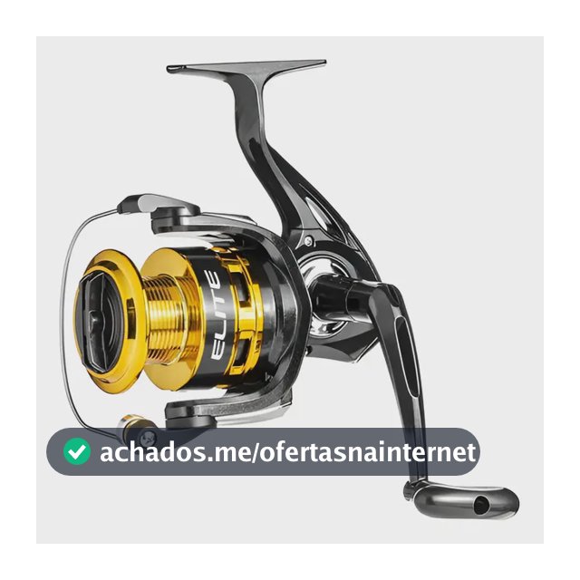 Molinete Marine Sports Elite Gold 500 Fd Preto e dourado