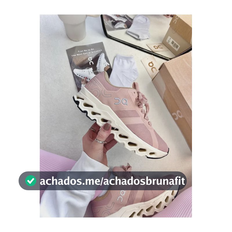Tênis On Running Cloud Unissex Confortável Caminhada Corrida Rosa 38 Br