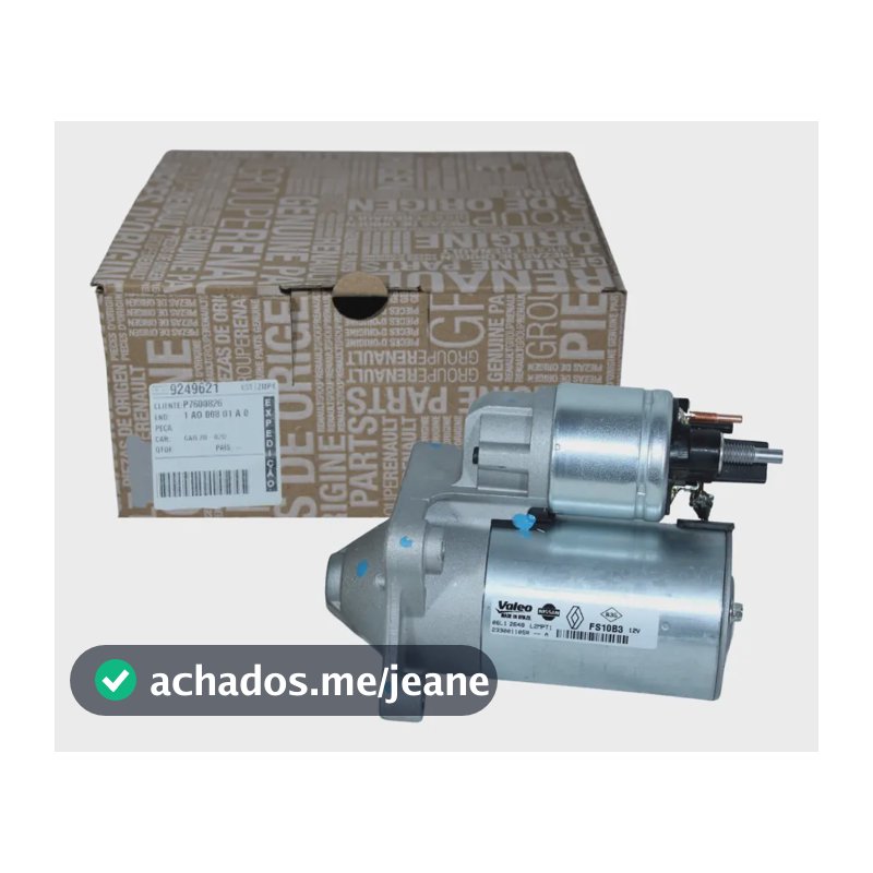 Motor Partida Renault Duster 1.6 16v Original 233001105r