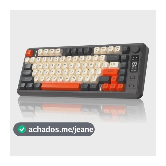 Teclado Para Jogos Sem Fio Freewolf M75 Com Toque Mecânico Glimmer
