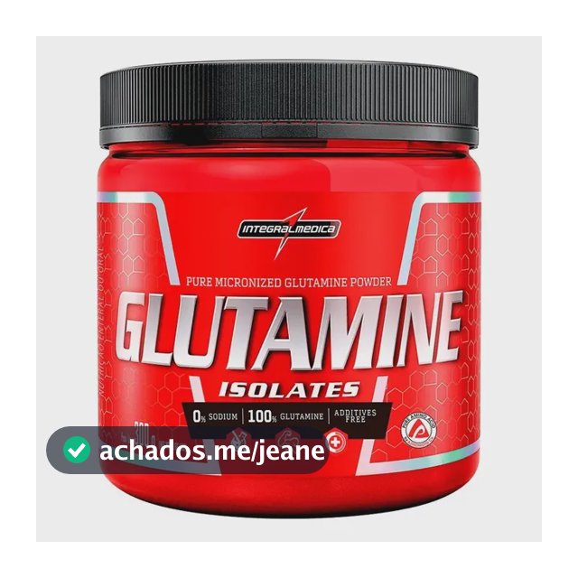 Glutamine L-glutamina Isolada Sem Sabor 300g Integralmédica Neutro