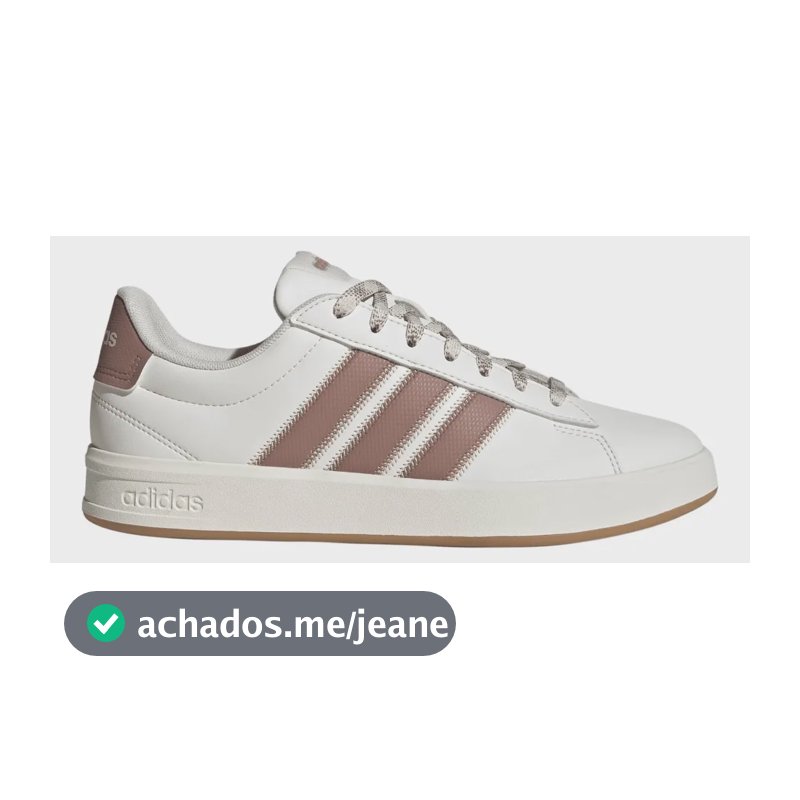 Tênis Feminino Grand Court 3.0 adidas Branco Liso 37 Br