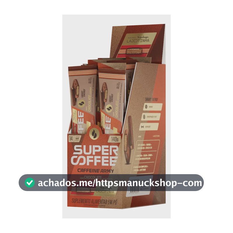 Supercoffee Lajotinha - Display To Go (140g) - Caffeine Army Chocolate Lajotinha