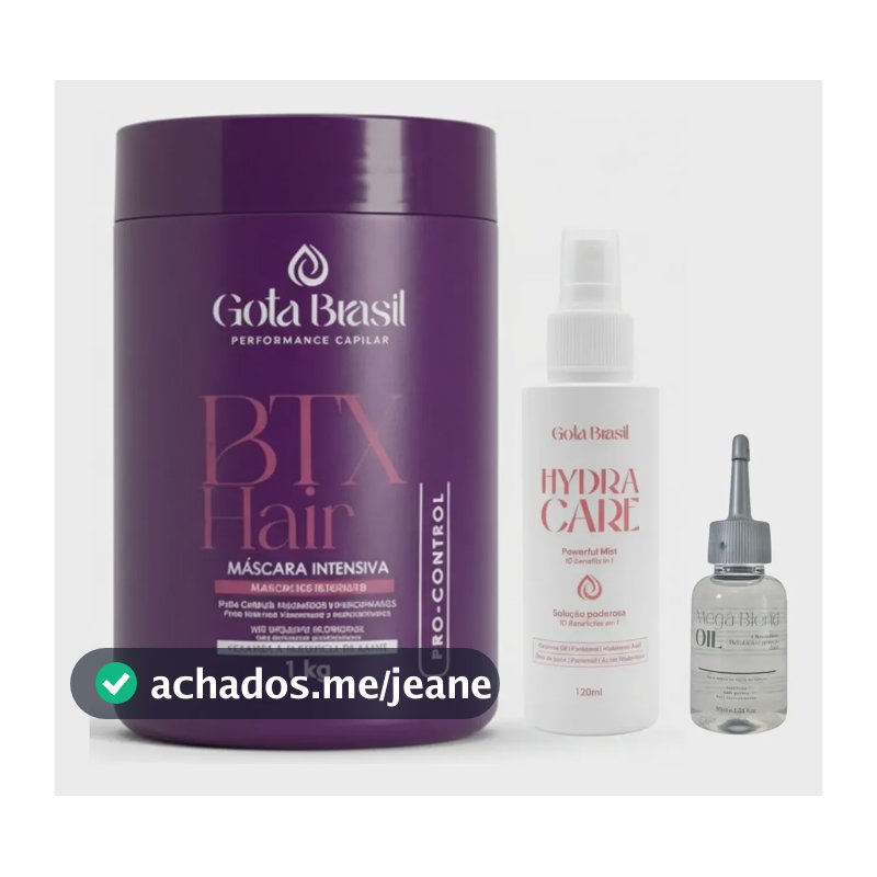 Redutor Volume Btx S Formol C Protetor Térmico E Finalizador