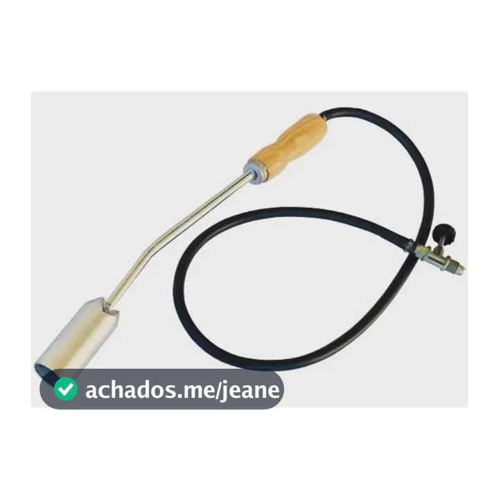 Maçarico Lança Chamas Gás Botijão 13kg Curto 1 Registro