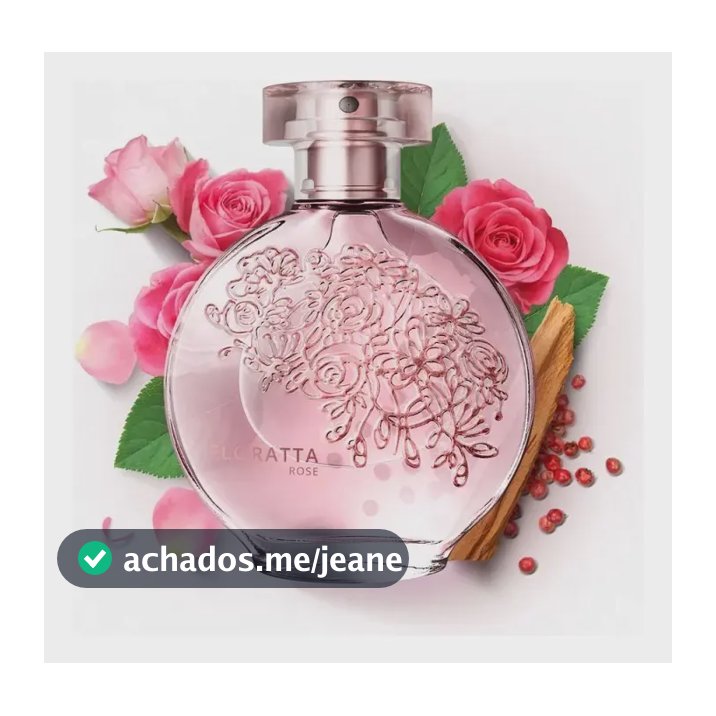 Perfume Floratta Rose Desodorante Colônia Feminino 75ml