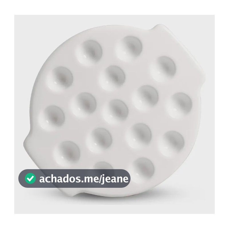 Provolera Cerâmica Para Gratinar Queijos 29x26 Cm Branco