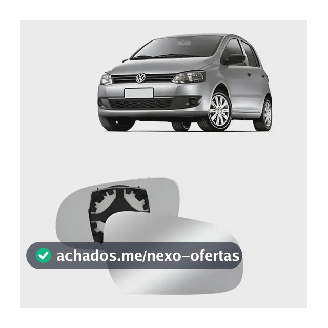 Lente Espelho Retrovisor Fox 2004 2005 2006 2007 2008 2009