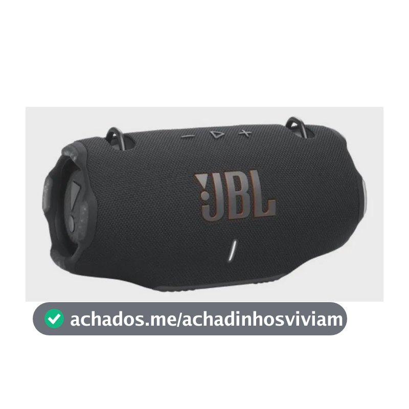 Caixa de Som Bluetooth Portátil Xtreme 4 JBL Cor Preta
