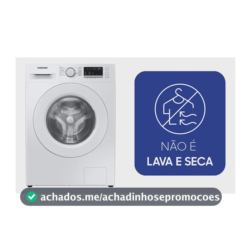 Lavadora Digital Inverter Samsung Ww11t Branca 11kg Cor Branco