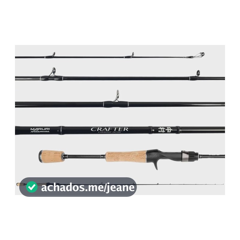 Vara Para Carretilha Crafter C-581ul 1,73m 5-10lbs 1p Maruri Cor Preta