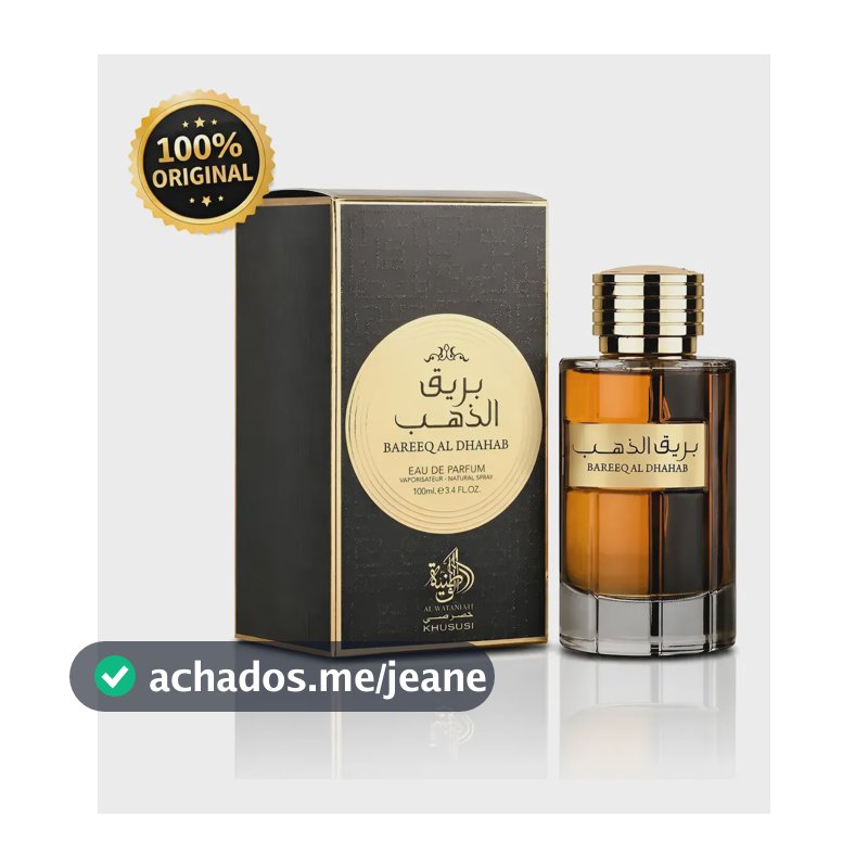 Al Wataniah Bareeq Al Dhahab Edp 100ml Para Masculino Arabe