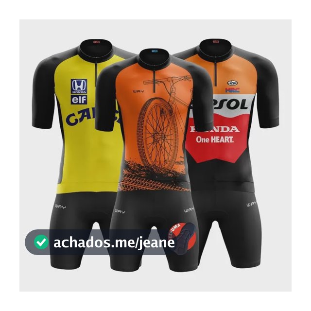 Conjunto De Ciclismo Masculino Camisa Pro Bermuda Espuma