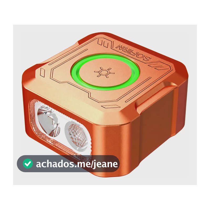 Sofirn Se1 Lanterna Chaveiro 300lm Uvrgb Base Magnética Branco Laranja