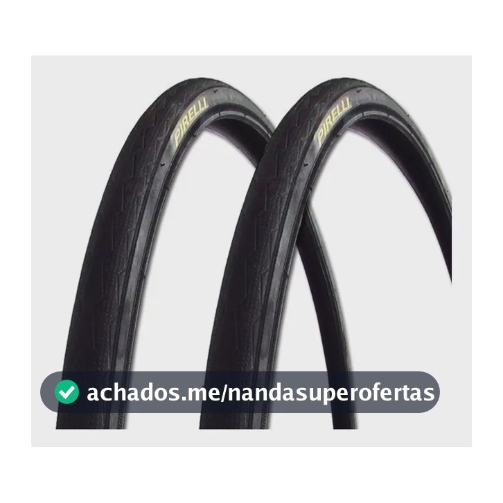 Par Pneu Bicicleta Speed 700x25 Pirelli Tornado Alfa Estrada Cor Preto