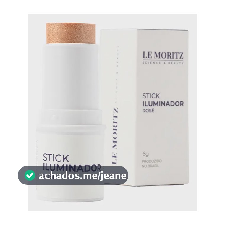 Bastão Iluminador Stick Bronzer Pele Madura Le Moritz Tom da Maquiagem Rosê