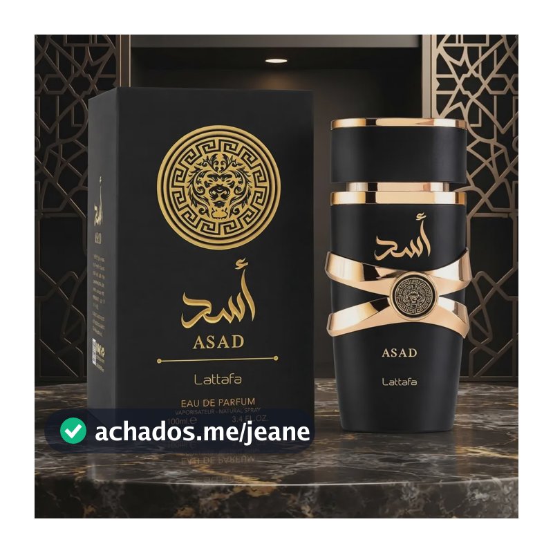 Perfume Árabe Lattafa Eau De Parfum 30ml - Linha Yara/asad