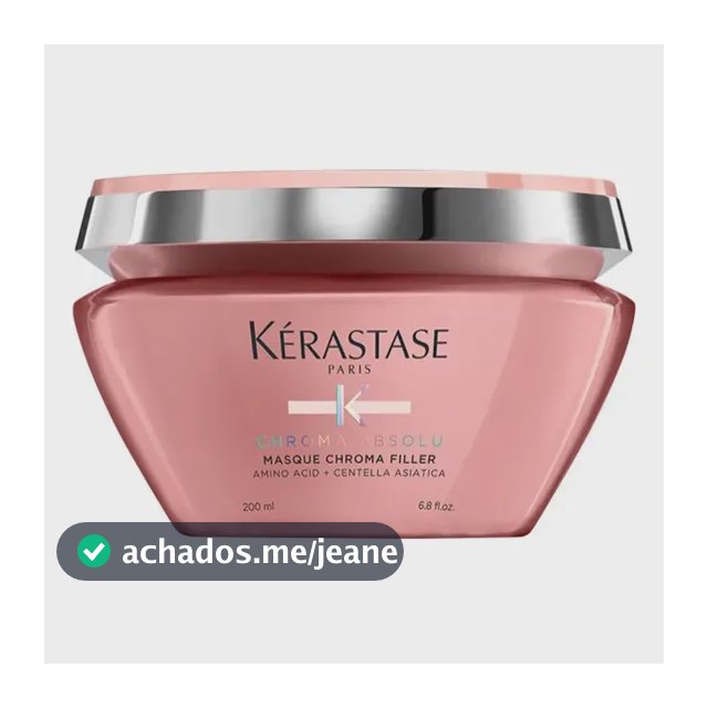 Máscara Capilar Kérastase Chroma Absolu Filler, Para Cabelos Porosos, Sensíveis ou Danificados 200ml