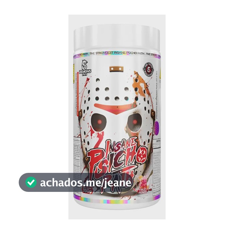 Insane Psicho Path C/350g - Demons Lab Sabor Fruit Punch